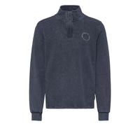 Longpullover BLEND "Sweatshirt BHFactor", Herren, Gr. XL, schwarz (salute), Obermaterial: 100% Baumwolle CO., Pullover Longpullover (33026316-XL) salute