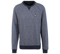 Longpullover BLEND "Sweatshirt BHKuna", Herren, Gr. S, blau (marineblaus), Obermaterial: 70% Baumwolle CO. 30% Polyester PES., Pullover Longpullover (37404846-S) marineblaus