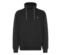 Longpullover BLEND "Sweatshirt BHLapol", Herren, Gr. L, schwarz, Obermaterial: 100% Baumwolle CO., Pullover Longpullover (85233841-L) schwarz