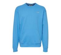 Longpullover BLEND "Sweatshirt BHSweatshirt", Herren, Gr. L, blau (regatta), Obermaterial: 100% Baumwolle CO., Sweatshirts Longpullover (97704767-L) regatta