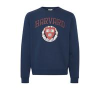 Longpullover BLEND "BHSweatshirt", Herren, Gr. M, marineblaus, Sweatware, 60% Baumwolle, 40% Polyester, bedruckt, regular fit, Pullover, Klassischer Sweatpullover mit Rundhalsausschnitt (77460912-M) m