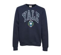 Longpullover BLEND "Sweatshirt BHSweatshirt", Herren, Gr. S, blau (marineblaus), Obermaterial: 60% Baumwolle CO. 40% Polyester PES., Sweatshirts Longpullover (33692152-S) marineblaus