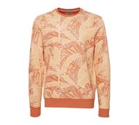 Blend 20715350 Herren Sweatshirt Pullover Pulli mit Rundhalsausschnitt O-Neck Print Sommer Blumen, Größe:XL, Farbe:Brandied Melon (161340)