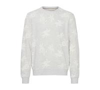 Longpullover BLEND "BHSweatshirt", Herren, Gr. XXL, sand mix, Sweatware, 60% Baumwolle, 40% Polyester, gemustert, regular fit normal, Rundhals, eng, Pullover Longpullover, Klassisches Sweatshirt mit R