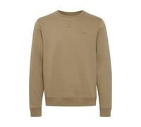 Sweatshirt BLEND "BHDOWNTON CREW", Herren, Gr. XXL, beige (sand), Sweatware, Obermaterial: 50% Baumwolle, 50% Polyester, unifarben, Basic, normal normal, Rundhals, Langarm Bündchen, Sweatshirts (30201