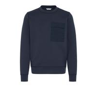 Longpullover CASUAL FRIDAY "Sweater CFVidar", Herren, Gr. L, blau (schwarz navy), Obermaterial: 80% Viskose CV. 13% Polyester PES. 7% Elasthan EL., Pullover Longpullover (93710639-L) schwarz navy