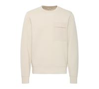 Longpullover CASUAL FRIDAY "Sweater CFVidar", Herren, Gr. S, beige (silber lining), Obermaterial: 80% Viskose CV. 13% Polyester PES. 7% Elasthan EL., Pullover Longpullover (27923129-S) silber lining
