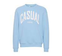 Longpullover CASUAL FRIDAY "Sweatshirt CFSage", Herren, Gr. L, blau (dusk blau), Obermaterial: 100% Baumwolle CO., Sweatshirts Longpullover (66136464-L) dusk blau