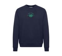 Longpullover CASUAL FRIDAY "Sweatshirt CFSage", Herren, Gr. L, blau (schwarz navy), Obermaterial: 100% Baumwolle CO., Sweatshirts Longpullover (33465260-L) schwarz navy