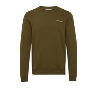 Longpullover CASUAL FRIDAY "Sweatshirtpullover CFSeverin", Herren, Gr. L, grün (schwarz olive), Obermaterial: 100% Baumwolle CO., Sweatshirts Longpullover (18711217-L) schwarz olive
