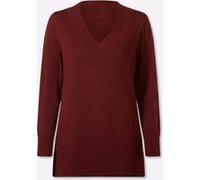 Longpullover dunkelrot 44