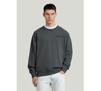 Longpullover G-STAR "90s Logo Sweatshirt", Herren, Gr. L, petrol, Obermaterial: 100% Baumwolle, Pullover Longpullover (99159814-L) petrol