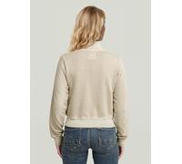 Longpullover G-STAR "Overdyed Slim Track Sweater Jacke", Damen, Gr. M, dk brick gd, Obermaterial: 100% Baumwolle, Pullover Longpullover (12002763-M) dk brick gd