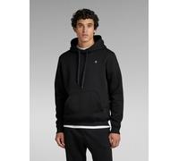 Longpullover G-STAR "Premium Core Hooded Sweatshirt", Herren, Gr. XL, dk schwarz, Obermaterial: 55% Baumwolle, 45% Polyester, Pullover Longpullover (44780458-XL) dk schwarz
