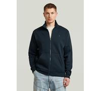 Longpullover G-STAR "Premium Core Track Jacket Sweater", Herren, Gr. M, salute, Obermaterial: 55% Baumwolle, 45% Polyester, Pullover Longpullover (86025941-M)