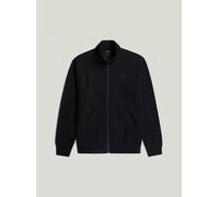 Longpullover G-STAR "Premium Core Track Jacket Sweater", Herren, Gr. XL, dk schwarz, Obermaterial: 55% Baumwolle, 45% Polyester, Pullover Longpullover (74861446-XL) dk schwarz