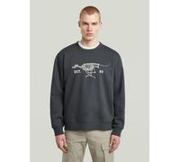 G-star Running Dog Back Sweatshirt M India Ink