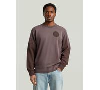Longpullover G-STAR "Sunfaded Sweatshirt", Herren, Gr. L, java gd, Obermaterial: 100% Baumwolle, Pullover Longpullover (99295739-L) java gd