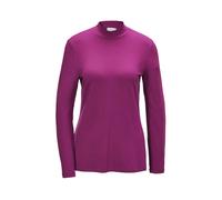 Longpullover GOLDNER "Stehkragenshirt mit Langarm", Damen, Gr. 44, lila (cyclam), Obermaterial: 95% Modal CMD. 5% Elasthan EL., Sonstiges, Pullover Longpullover, Ohne (96540446-44) cyclam