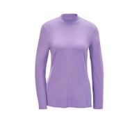 Longpullover GOLDNER "Stehkragenshirt mit Langarm", Damen, Gr. 46, lila (flieder), Obermaterial: 95% Modal CMD. 5% Elasthan EL., Sonstiges, Pullover Longpullover, Ohne (16137769-46) flieder