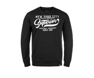 Longpullover INDICODE "Sweatshirt IDGalilero", Herren, Gr. L, schwarz, Obermaterial: 80% Baumwolle CO. 20% Polyester PES., Sweatshirts Longpullover (83624656-L) schwarz