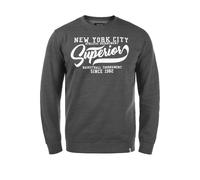Longpullover INDICODE "Sweatshirt IDGalilero", Herren, Gr. S, grau (grau mix), Obermaterial: 80% Baumwolle CO. 20% Polyester PES., Sweatshirts Longpullover (55847759-S) grau mix