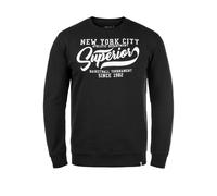 Longpullover INDICODE "Sweatshirt IDGalilero", Herren, Gr. S, schwarz, Obermaterial: 80% Baumwolle CO. 20% Polyester PES., Sweatshirts Longpullover (83624656-S) schwarz