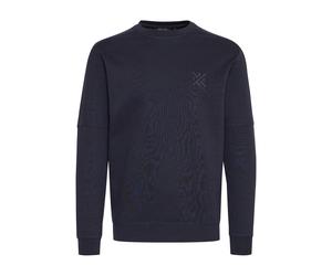 Longpullover INDICODE "Sweatshirtpullover IDAlbix", Herren, Gr. XXL, blau (navy), Obermaterial: 60% Baumwolle CO. 40% Polyester PES., Pullover Longpullover (72719762-XXL) navy