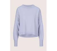 Longpullover MADELEINE "Strickpullover Kaschmir Pullover mit Rundhalsausschnitt", Damen, Gr. 34, lila (hellamethyst), Obermaterial: 90% Schurwolle WV. 10% Kaschmir WS., Modern, normal, Pullover Longpu