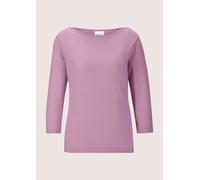Longpullover MADELEINE "Strickpullover Kaschmirpullover mit U-Boot-Ausschnitt", Damen, Gr. 34, rosa (malve), Obermaterial: 100% Kaschmir WS., Modern, normal, U-Boot-Ausschnitt, Pullover Longpullover, 