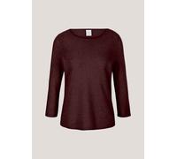 Longpullover MADELEINE "Strickpullover Kaschmirpullover mit U-Boot-Ausschnitt", Damen, Gr. 36/38, rosa (mauve, rot), Obermaterial: 100% Kaschmir WS., Modern, normal, U-Boot-Ausschnitt, Pullover Longpu