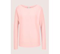 Longpullover MADELEINE "Strickpullover Lässiger Oversized-Pullover mit U-Boot-Ausschnitt", Damen, Gr. 40/42, rosa (puderrosé), Obermaterial: 56% Viskose CV. 44% Polyamid PA., Modern, normal, U-Boot-Au