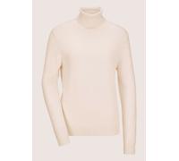 Longpullover MADELEINE "Strickpullover Schmaler Feinstrickpullover", Damen, Gr. 48, weiß (perlweiß), Obermaterial: 70% Viskose CV. 30% Polyamid PA., Pullover Longpullover (33921129-48) perlweiß