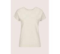 Longpullover MADELEINE "Stricktop Strukturpullover mit grafischem Muster", Damen, Gr. 48, weiß (perlweiß), Obermaterial: 50% Viskose CV. 27% Polyester PES. 23% Polyamid PA., Pullover Longpullover (647