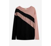 Longpullover mit Applikation 52/54 (XXL)