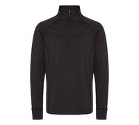 Longpullover NORTH BEND "Longsleeve NBBennet M", Herren, Gr. S, schwarz, Obermaterial: 90% Polyester PES. 10% Elasthan EL., Sweatshirts Longpullover (51607029-S) schwarz