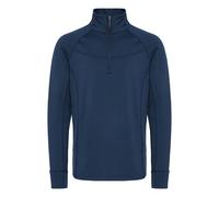 Longpullover NORTH BEND "Longsleeve NBBennet M", Herren, Gr. XXL, blau (navy blazer), Obermaterial: 90% Polyester PES. 10% Elasthan EL., Sweatshirts Longpullover (97094044-XXL) navy blazer