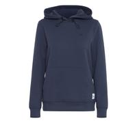 Longpullover NORTH BEND "Sweatshirt NBTamina W", Damen, Gr. 38, blau (blau nights), Obermaterial: 78% Polyester PES. 17% Viskose CV. 5% Elasthan EL., Sweatshirts Longpullover (52690722-38) blau nights