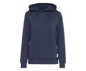 Longpullover NORTH BEND "Sweatshirt NBTamina W", Damen, Gr. 44, blau (blau nights), Obermaterial: 78% Polyester PES. 17% Viskose CV. 5% Elasthan EL., Sweatshirts Longpullover (52690722-44) blau nights