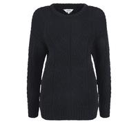 Longpullover OXMO "Pullover OXChiara", Damen, Gr. M, blau (insignia blau), Obermaterial: 70% Polyester Pol. recyc.. 20% Polyamid PA. 10% Wolle WO., Pullover Longpullover (53701853-M) insignia blau