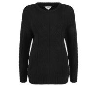 Longpullover OXMO "Pullover OXChiara", Damen, Gr. M, schwarz, Obermaterial: 70% Polyester Pol. recyc.. 20% Polyamid PA. 10% Wolle WO., Pullover Longpullover (54544312-M) schwarz