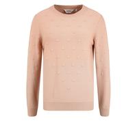 Longpullover OXMO "Pullover OXDotta", Damen, Gr. L, rosa (mahogany rose), Obermaterial: 50% Viskose CV. 27% Nylon NY. 23% Polyester PES., Pullover Longpullover (20221049-L) mahogany rose