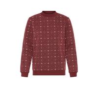 Longpullover OXMO "Sweater OXKaren", Damen, Gr. XS, braun (chocolate truffle), Obermaterial: 80% Polyester PES. 20% Baumwolle CO., Pullover Longpullover (61002126-XS) chocolate truffle