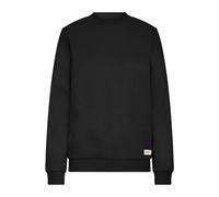 Longpullover OXMO "Sweater OXKAREN", Damen, Gr. XS, schwarz, Obermaterial: 80% Polyester PES. 20% Baumwolle CO., Pullover Longpullover (35401213-XS) schwarz