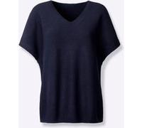 Pullunder HEINE "Pullunder", Damen, Gr. 38, blau (marine), 100% Polyacryl, unifarben, Pullover Pullunder (66766964-38) marine