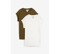 Longshirt aus reiner Bio-Baumwolle (2er Pack) 52/54 (XXL)