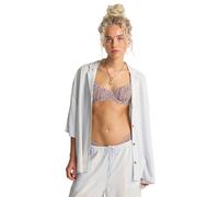 Longshirt BILLABONG "Beach Side", Damen, Gr. L, misty blau, Obermaterial: 60% Walkfrottier, 40% Viskose;, Shirts Longshirt (43128917-L) misty blau