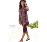 Longshirt bordeaux bedruckt 40/42