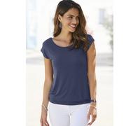 LASCANA Longshirt Damen navy Gr.36/38