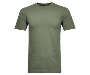 Longshirt RAGMAN, Herren, Gr. 110, grün (oliv), Baumwolle, Rundhals, Shirts Longshirt (26435256-XXL) oliv